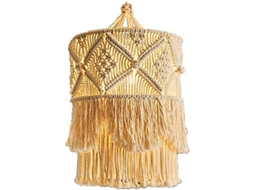 Tapeçaria De Parede Artesanal Em Macramê, Abajur, Decoração Boho, Tapeçaria Com Franjas, Painel De F Gokoco