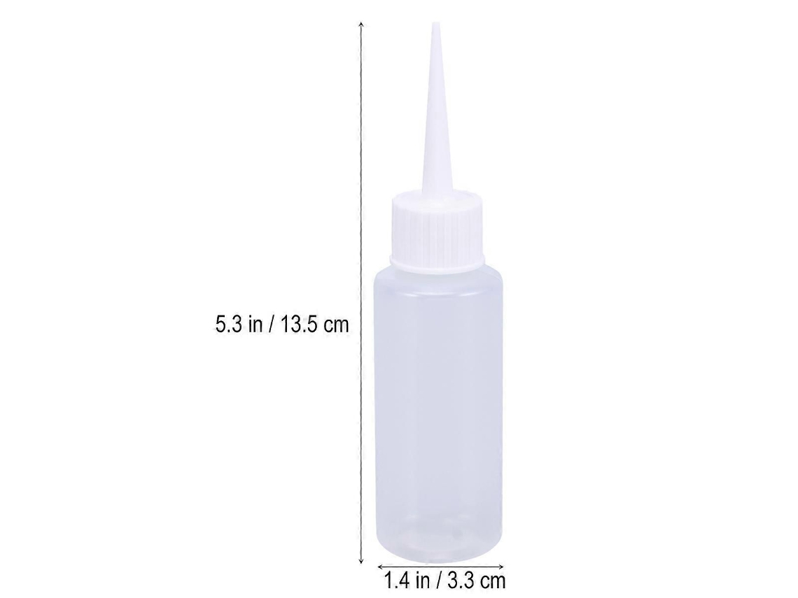 4 Frascos Squeeze De 50ml Para Líquidos E Cola
