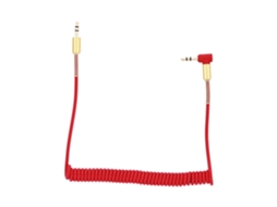 Cabo de Áudio TELLUR Jack 3,5 Mm 1,5 M Vermelho