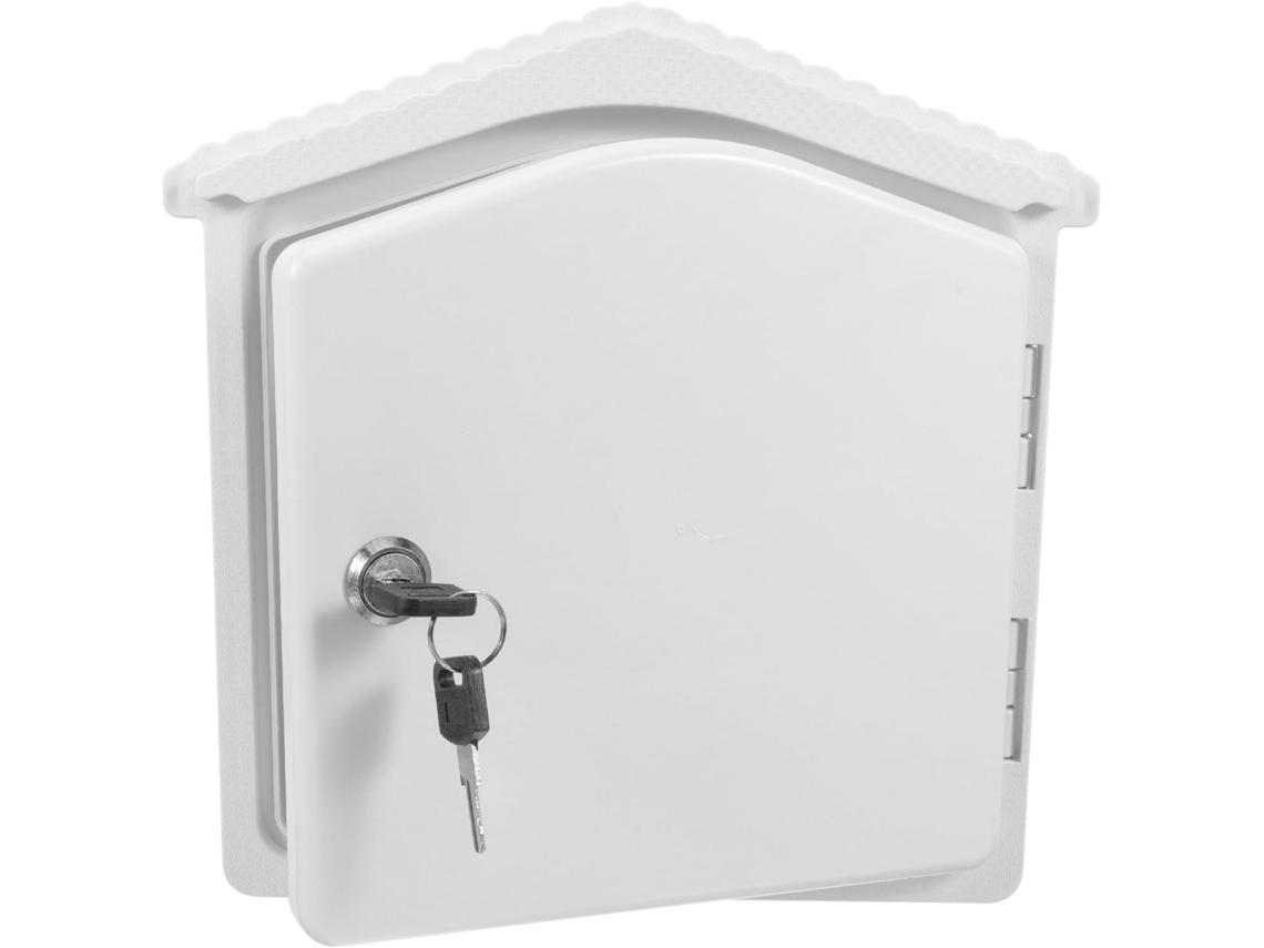 Caixa De Leite De Plástico Para Parede Com Trava, Capacidade Adequada.