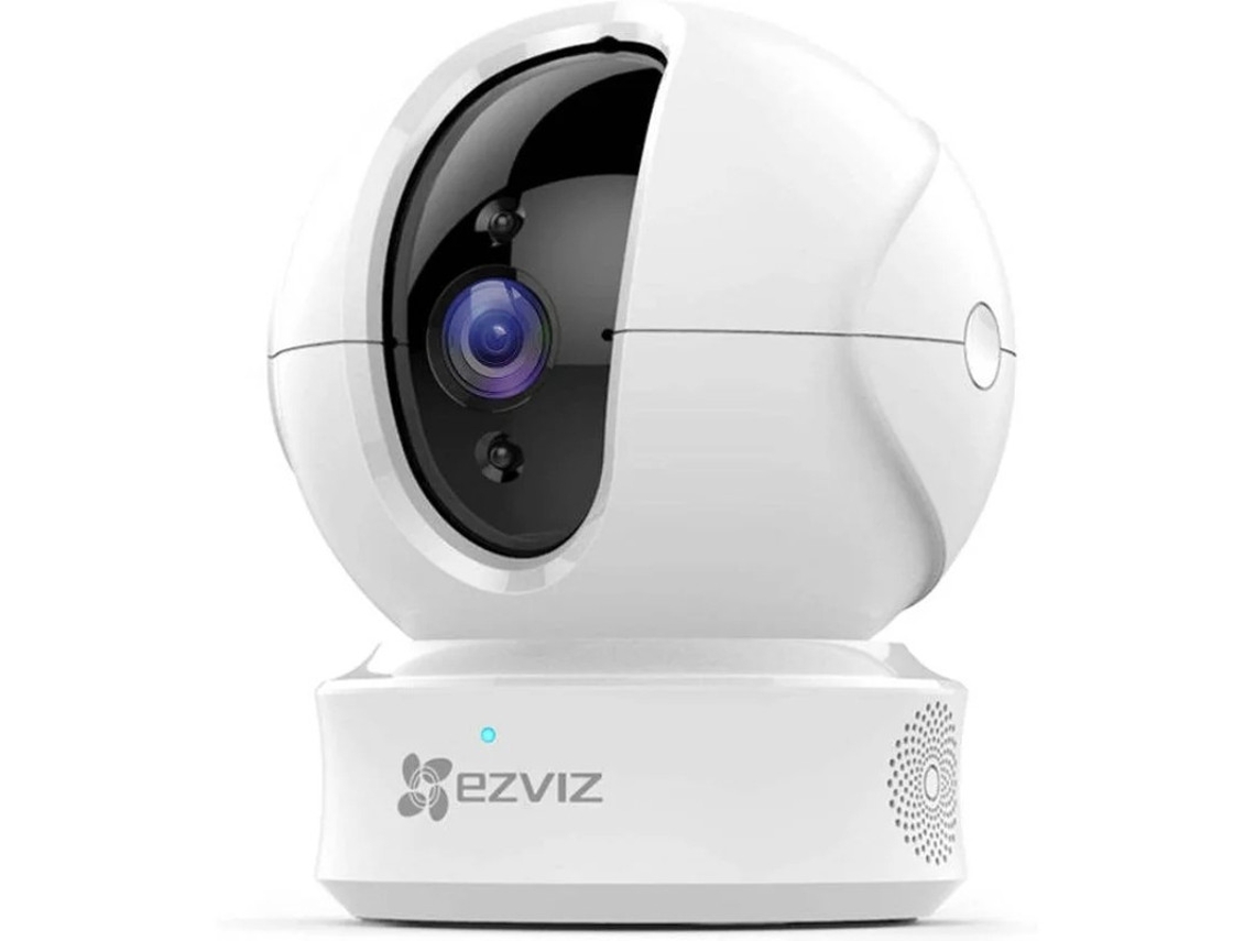 Câmera IP Wi-Fi HD 1080p 2,4 GHz com Alexa, Google Home, Visão Noturna, Modo de Privacidade, Áudio Bidirecional, Rastreamento de Movimento, Branca. Bestvite