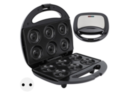 Máquina de Donuts Mini Antiaderente 220v Controle de Temperatura