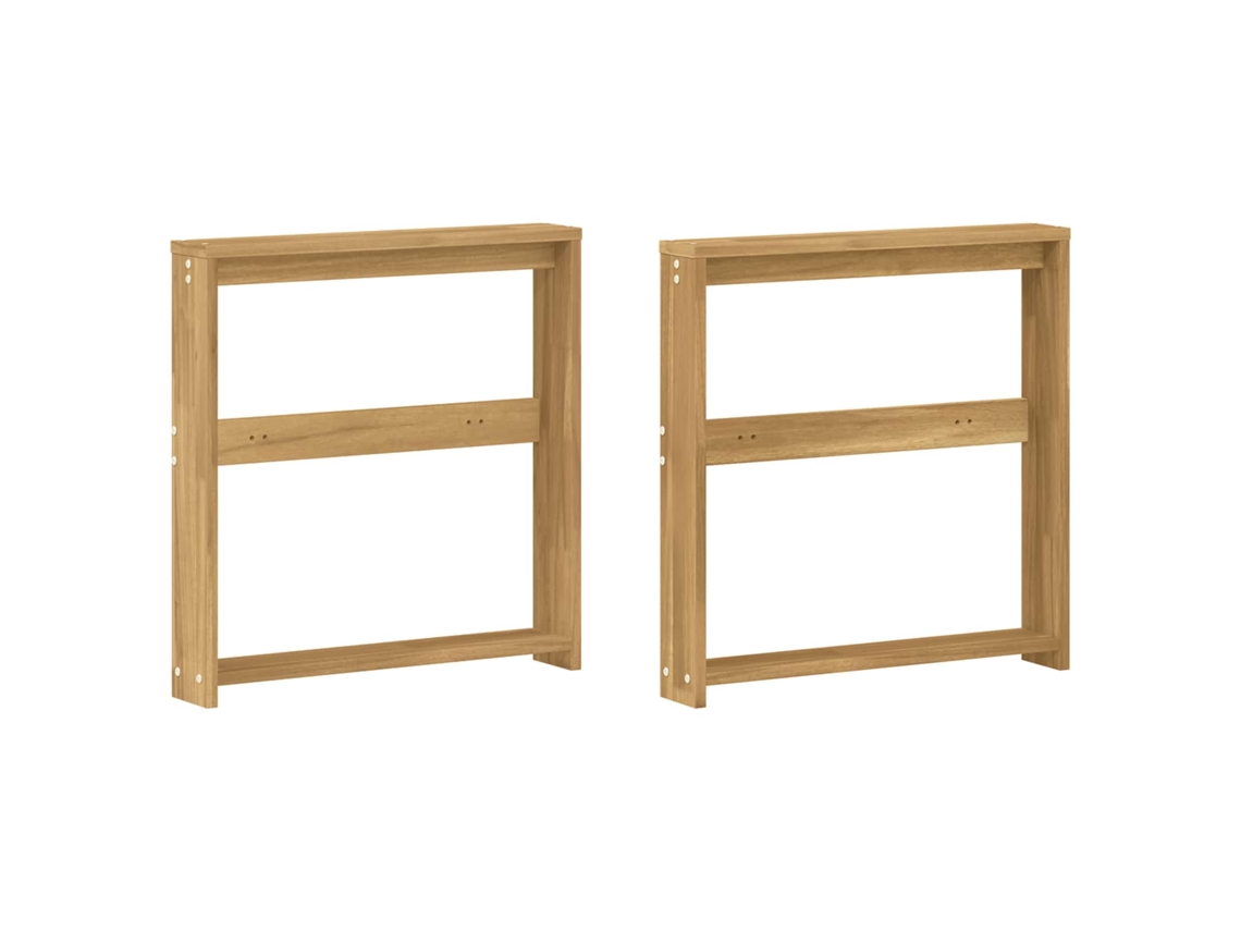 Vidaxl Módulo De Braços 2 Pcs Branco 58,5 X 10 X 61 Cm