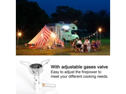 Fogão de Camping Mínimo a Gás para Outdoor