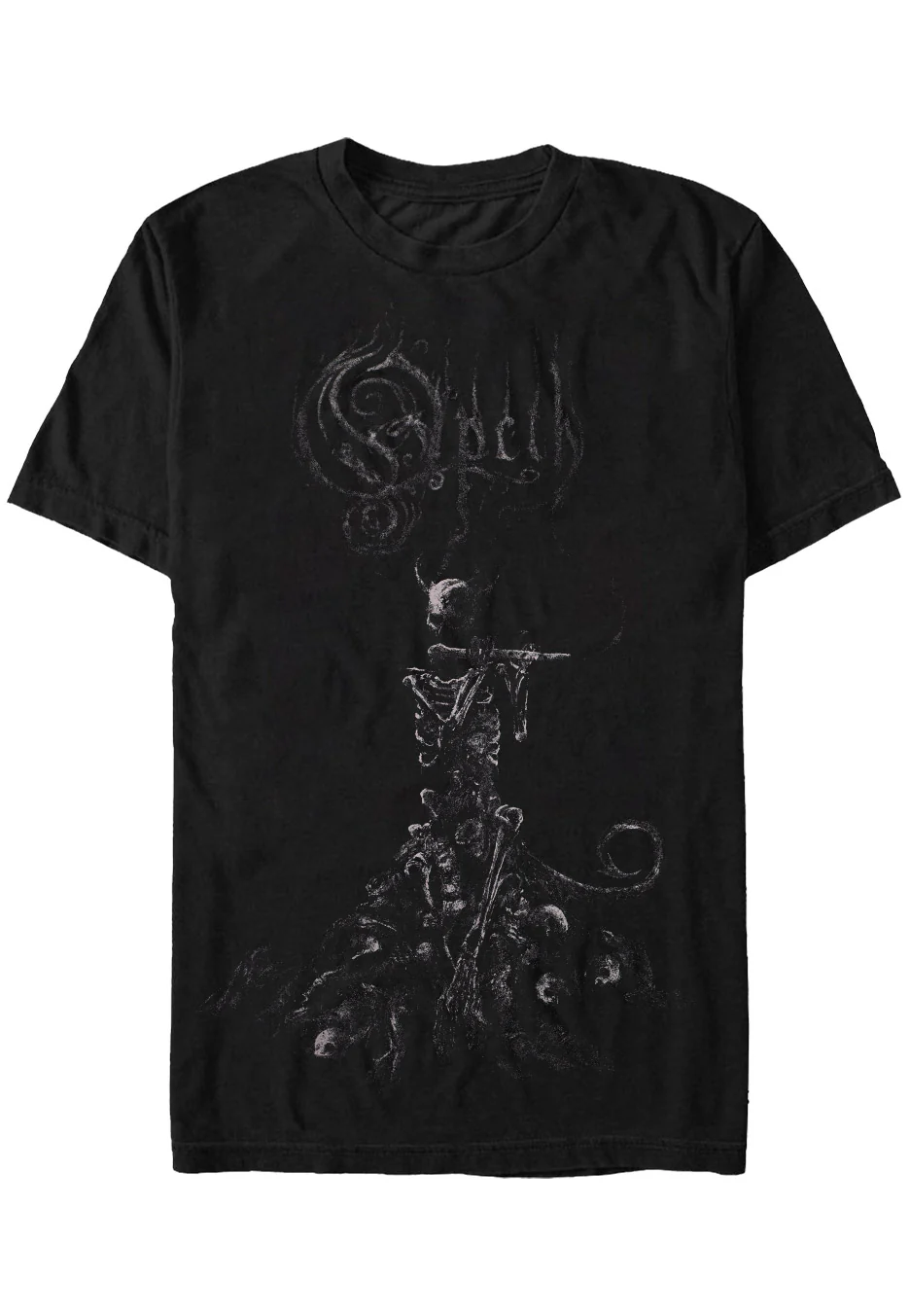 Size:xl Rockinstone Opeth - Pipe - T-shirt Unisex Adults