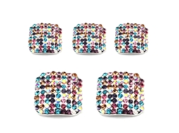 Unhas Artificiais De Pé Falsas Diy Decoração De Unhas Com Strass Colorido Para Manicure