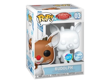 Figura Funko RUDOLPH Exclusivo dos EUA DIY Pop! Vinyl