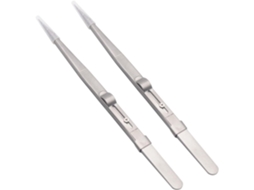 Conjunto De 2 Pinças Multifuncionais De Aço Com Ponta Fina Para Reparos.