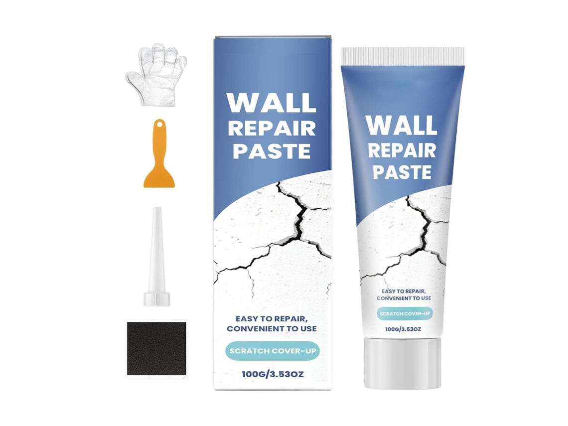 Pasta Para Reparação De Paredes - Selante Mástique, Adesivo Para Superfícies Secas.