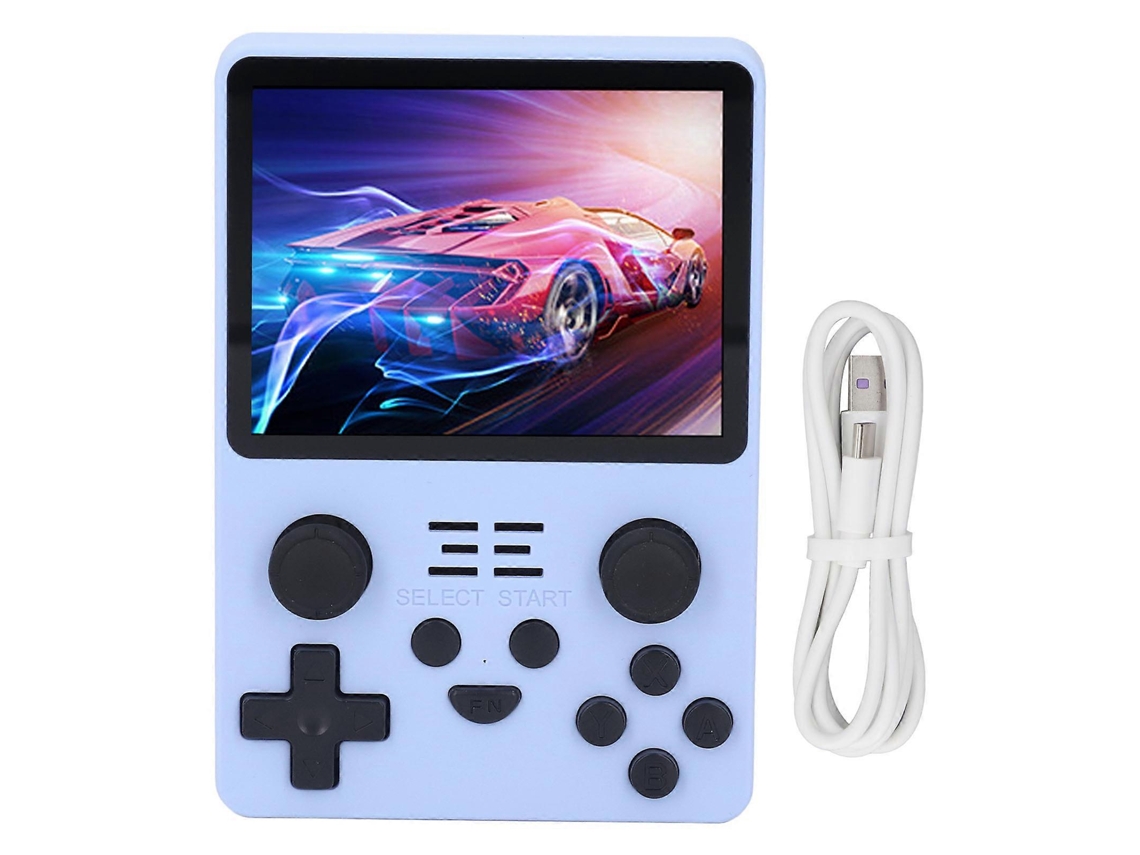 Console De Jogos Portátil Azul Com Tela Ips De 3,5 Polegadas E Dois Joysticks 3d, Chip St7703, Player De Jogos Retrô Portátil De 64 Gb Ly Ebike