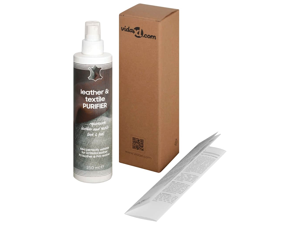 Vidaxl Purificador De Couro E Tecido 250 Ml