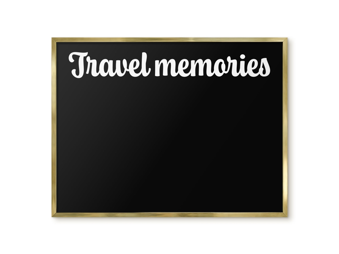 Magnetic Board Travel Memories For The Living Room Espelharte (80x60 Cm)