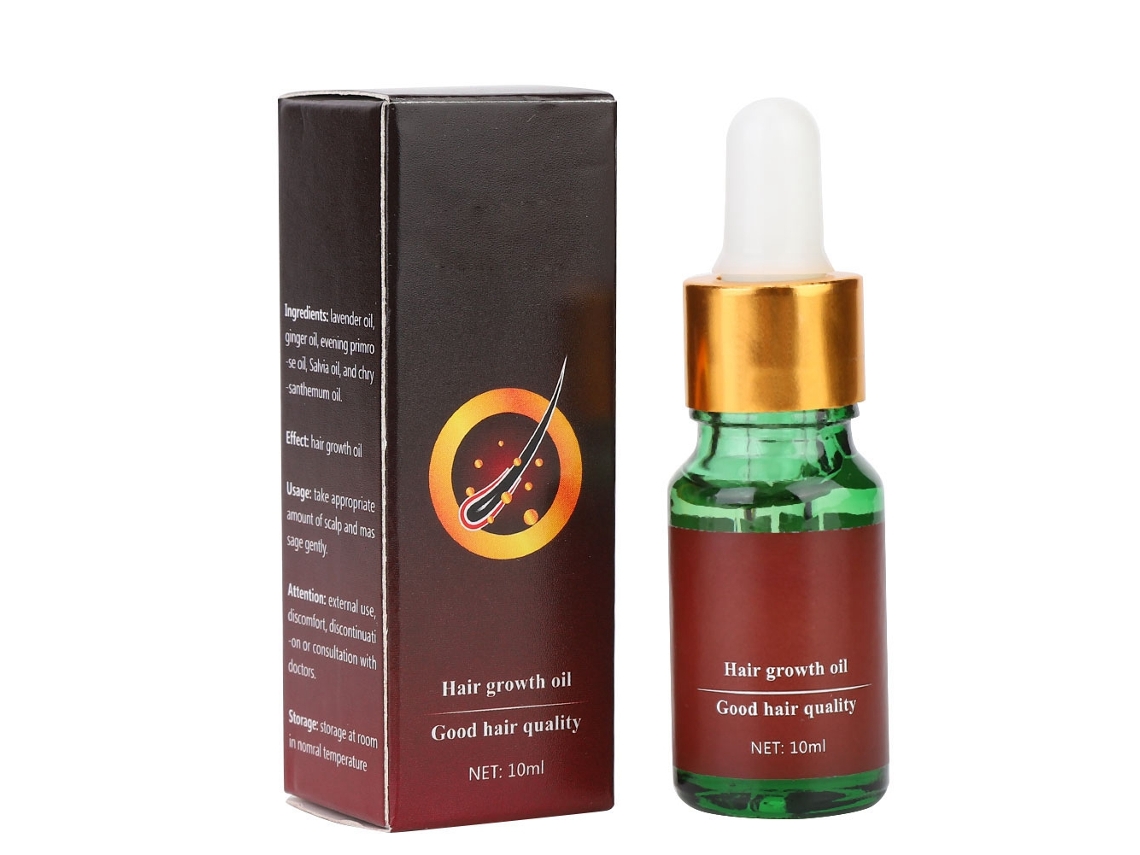 Óleo Essencial Nutriente Para Folículos Capilares Crescimento Cabelo Anti-queda 10ml