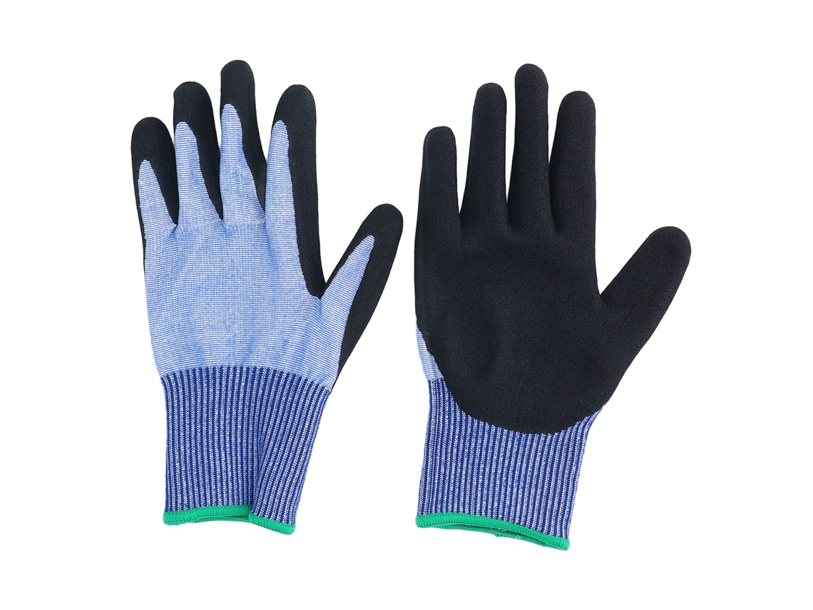 Luvas De Trabalho Resistentes A Corte A7 Com Fio De Aço Antiderrapante Universal Tamanho L