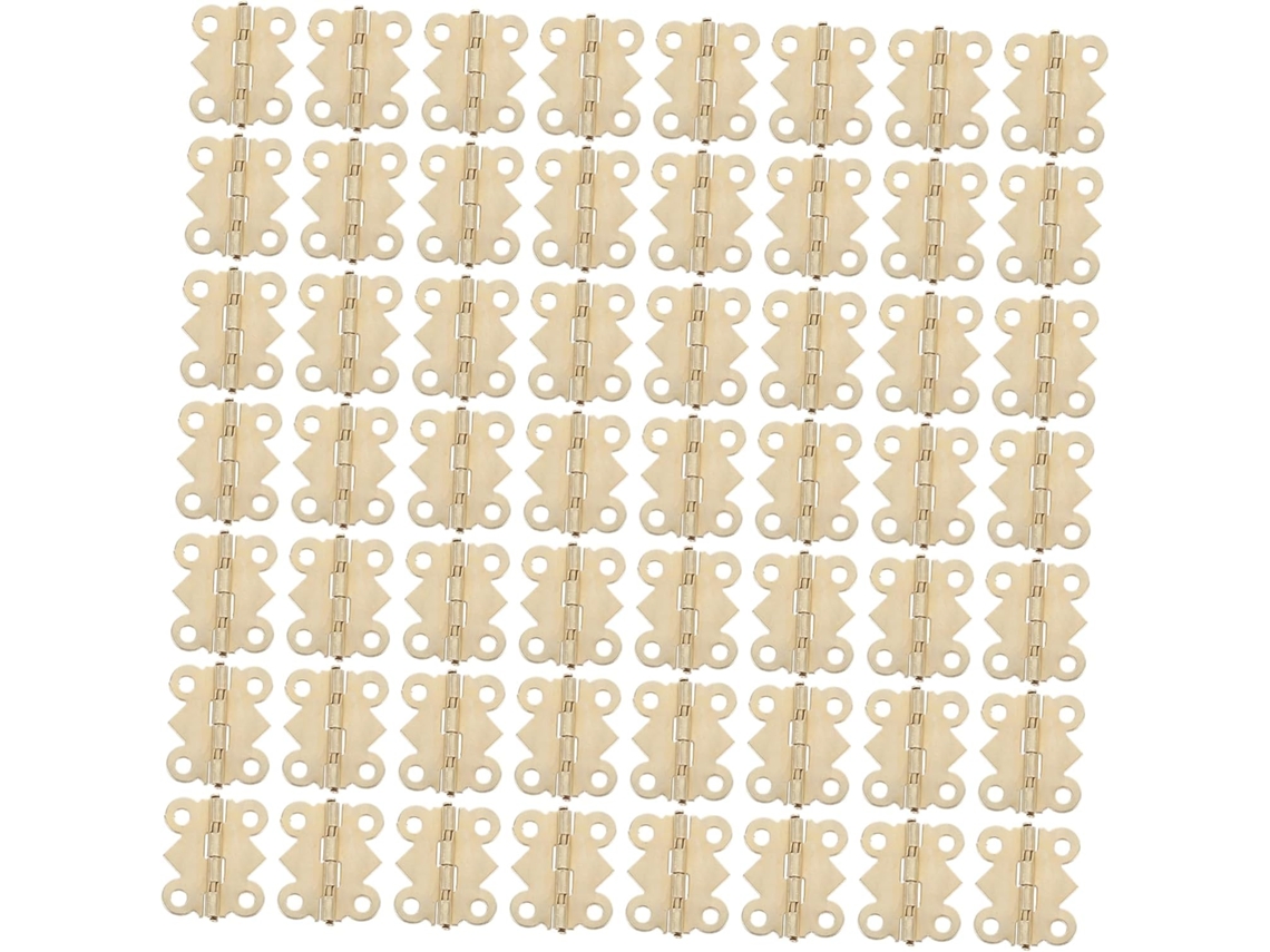 100 Peças De Topo Antigas Para Portas Armário Com Mini Borboleta 90°