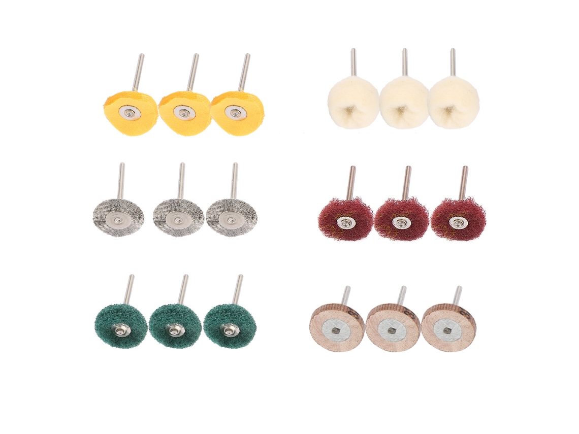 Laxiscreed Escova De Arame Mini Para Polimento Em Lixadoras E Ferramentas Rotativas