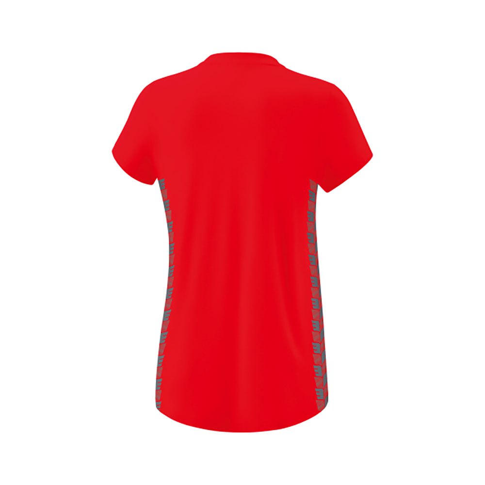 T-Shirt de Mulher para Futebol ERIMA Essential Team Vermelho (34)