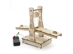 Modelo De Ponte Suspensa Puzzle De Madeira Brinquedo Ponte Levadiza Diy Para Crianças