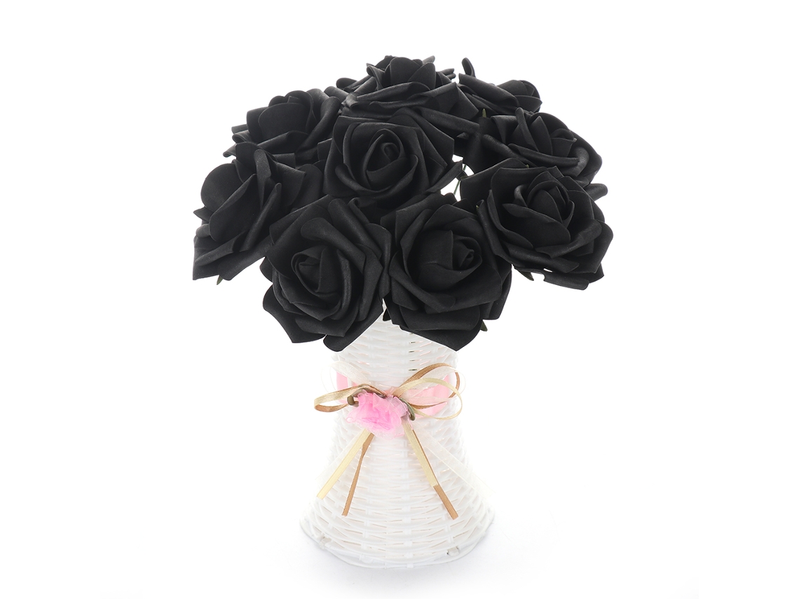 Rosa Simulada Em Espuma Pe (decoração De Casamento 8cm) Eoocoo