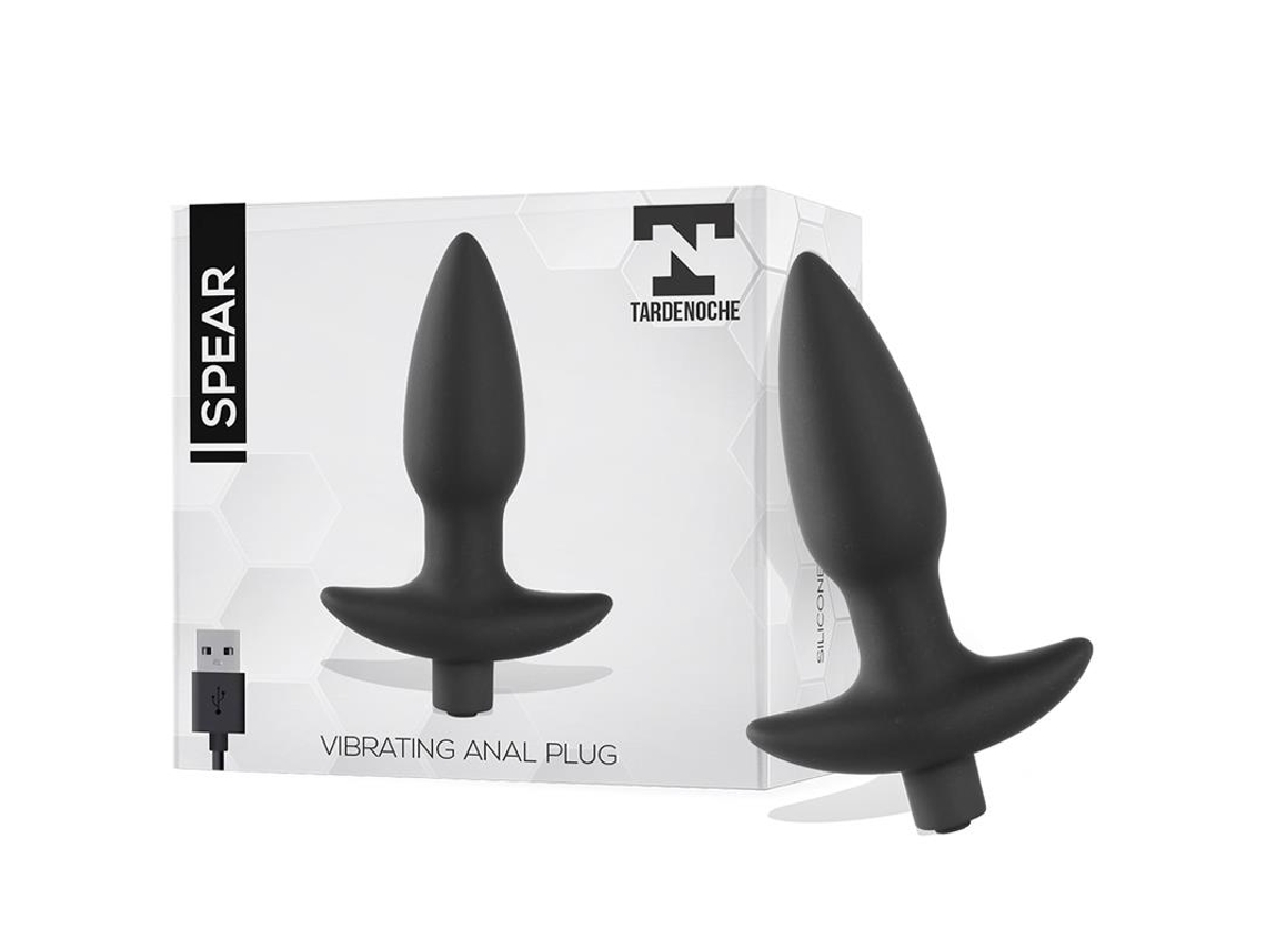 Plug Anal Lança Com Vibração Usb Silicone TARDENOCHE