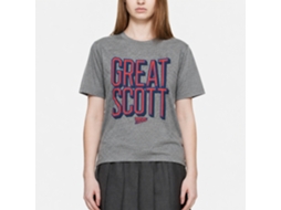 Rockinstone Back To The Future Movie Great Scott Heather Graphite Adult T-shirt Size:xl