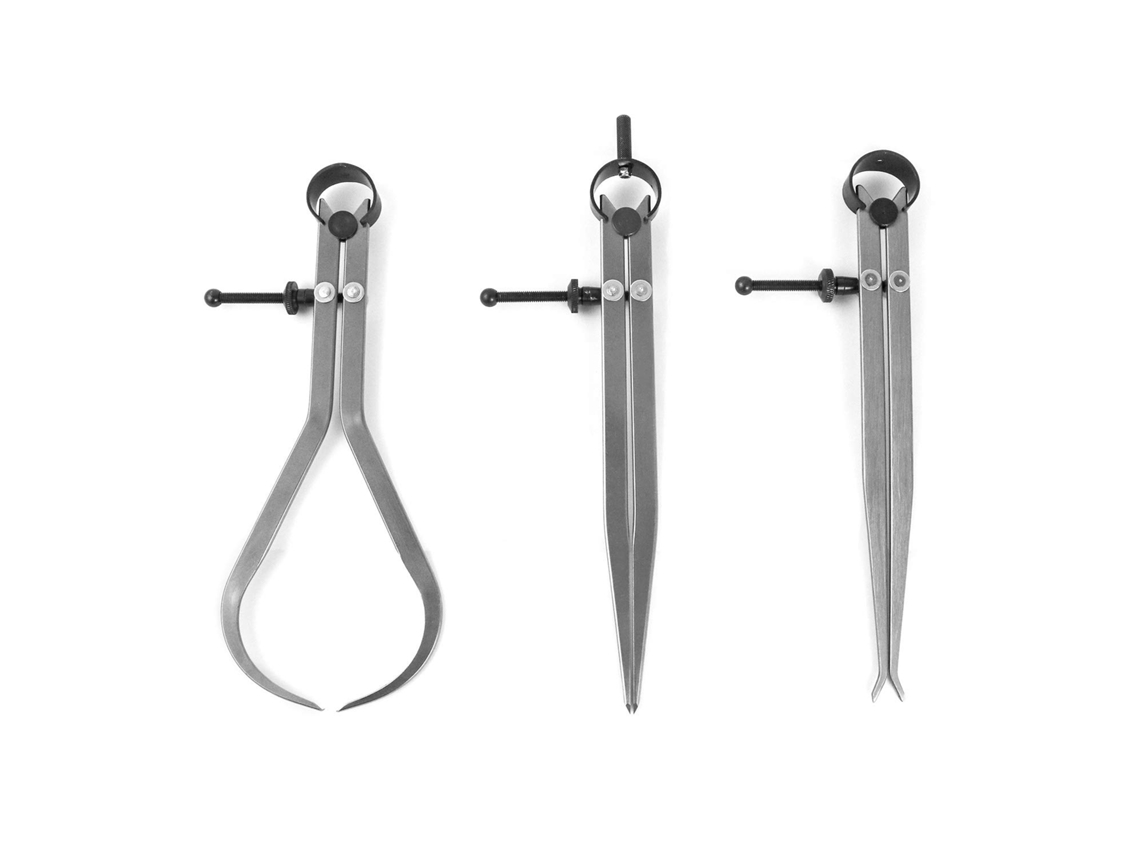 Conjunto De 3 Medidores Mola 250 Mm Para Medição