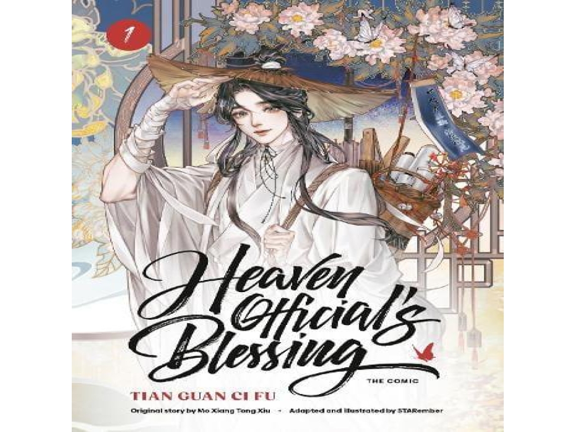 Livro Heaven Officials Blessing Volume 1 Tian Guan Ci Fu de Mo Xiang Tong Xiu (Inglês)