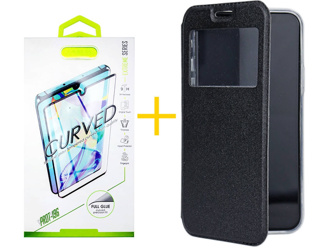 Capa + Película para Samsung Galaxy S22 Plus 5G SKYHE Preto