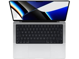 Macbook Pro APPLE Prateado (14'' - Apple M1 Pro 8-core - RAM: 16 GB - 512 GB SSD - GPU 14-core)