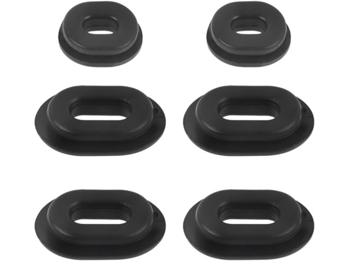 Conjunto de 12 rodas "bêbadas" para carenagem lateral de motocicleta.
