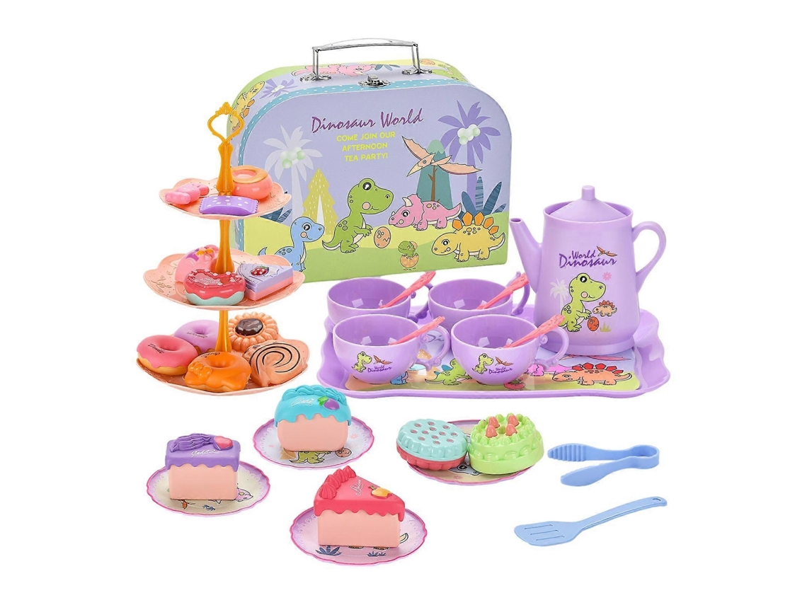Conjunto De Brincar Chá Da Tarde Com Doces E Acessórios De Princesa