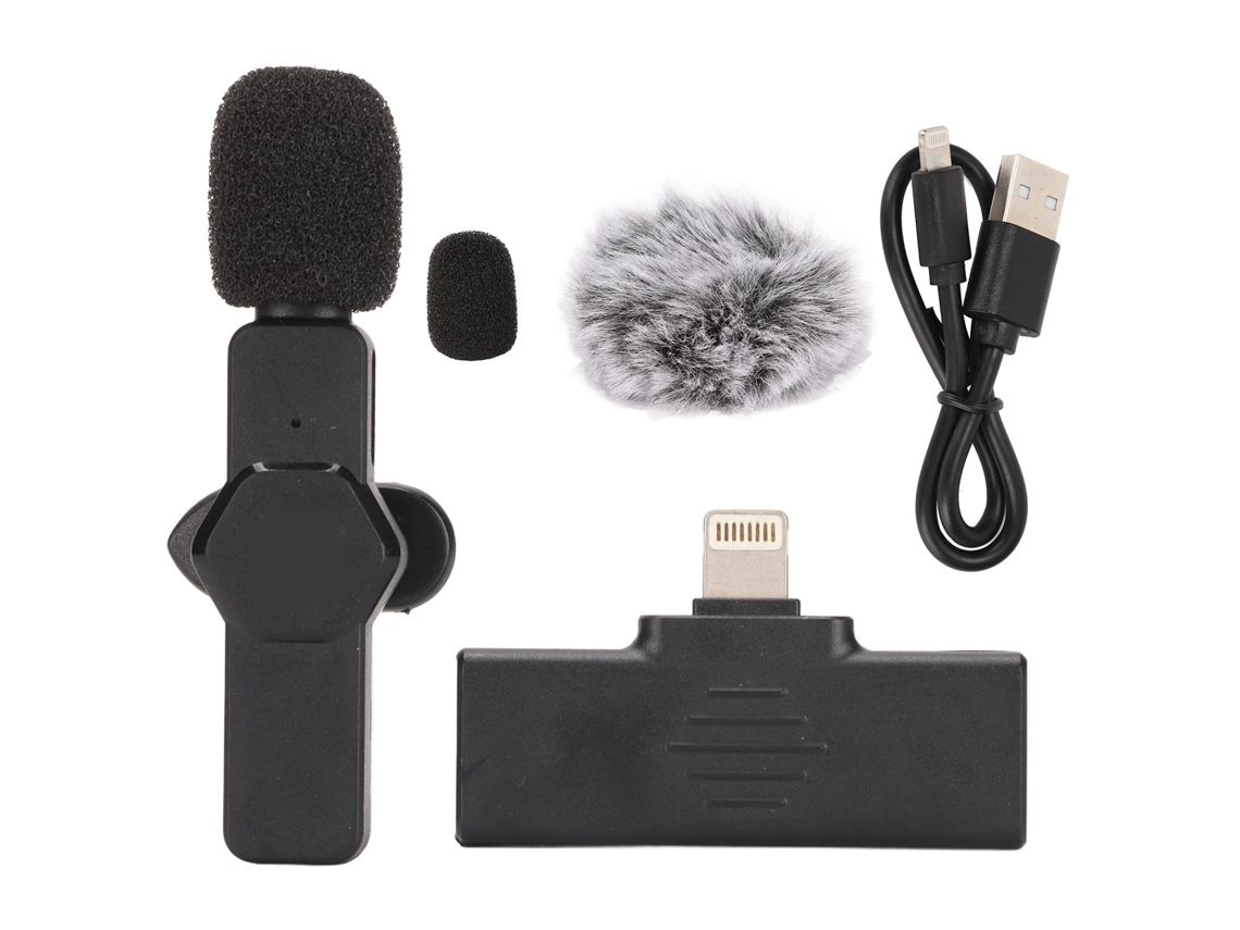 Microfone Lavalier Sem Fio LAXISCREED Plug And Play