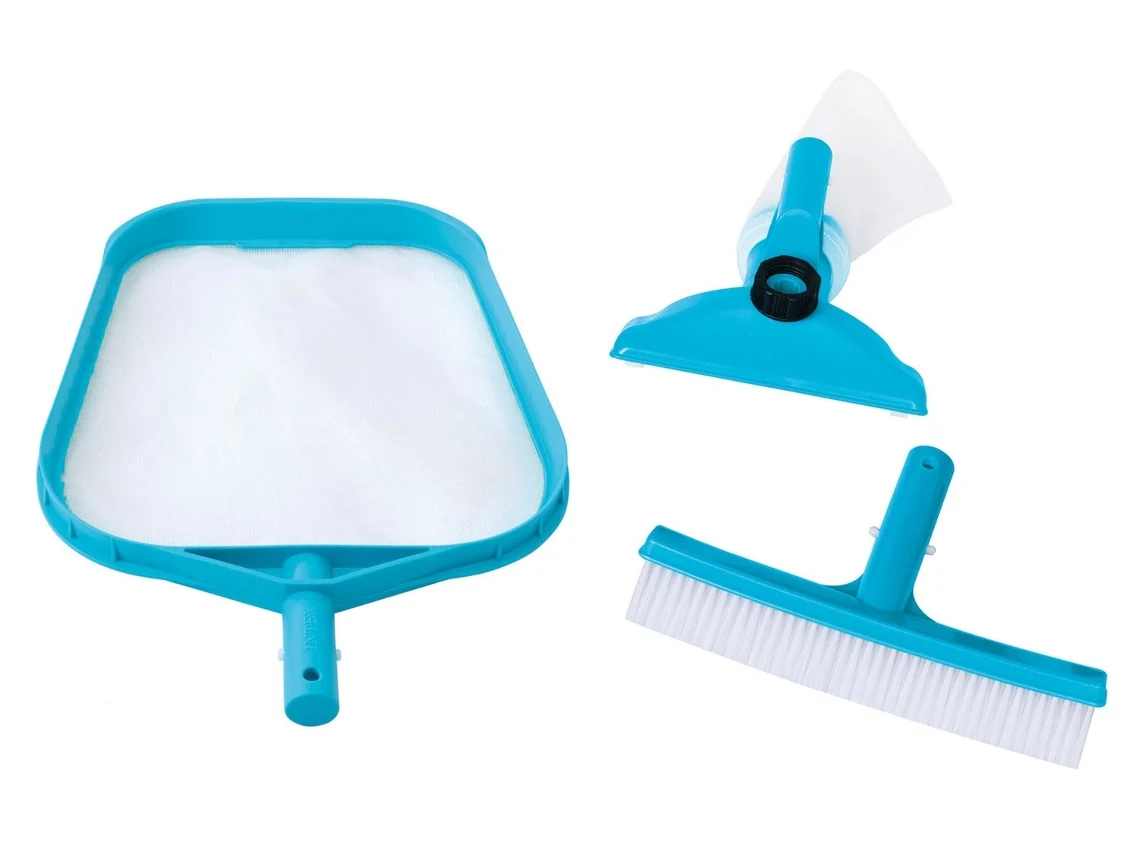 Conjunto De Acessórios De Limpeza Intex 29056 Rede, Escova E Aspirador