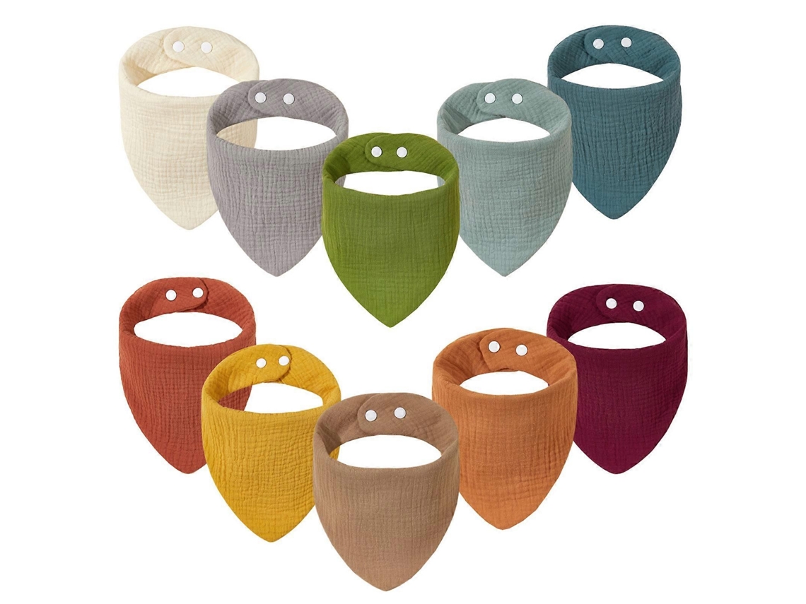 Babadores Para Bebês Com 6 Camadas De Algodão Absorvente E Espesso, Ideais Para Alimentação E Dentição. Perfeitos Para Recém-nascidos, Meninos E