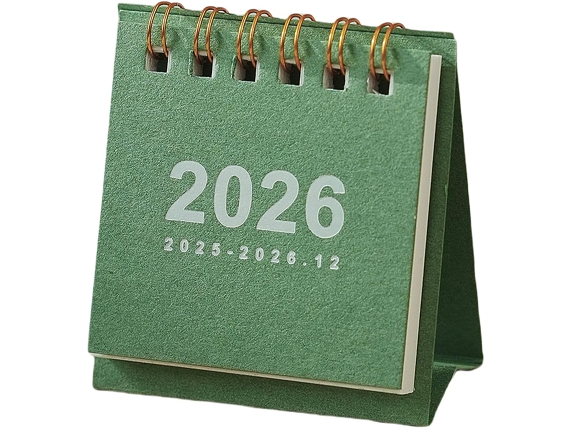 Calendário De Mesa – Mensal 6,5 X 7 Cm, Planejamento Inteligente