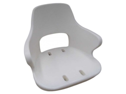 Polyethylene Seat L Branco 432 X 546 X 407 Mmplastimo
