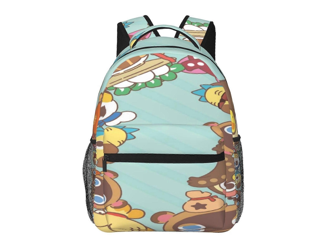 Mochila Animal Crossing R47 Para Escola E Trabalho, Leve E À Prova Dágua, Mochila Estilosa Para Estudantes E Adultos N47 Olysi Shop