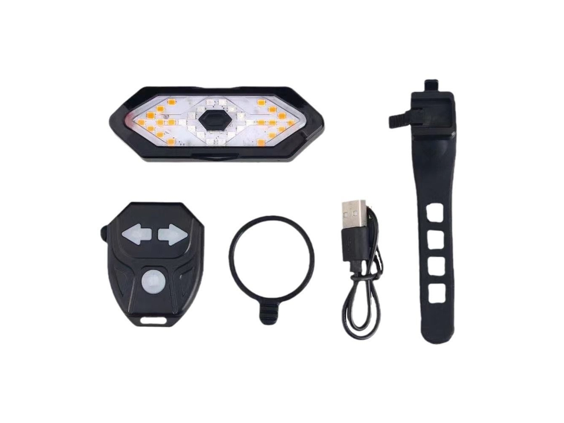 Instalação De Canote De Selim Com Luz Traseira De Bicicleta Recarregável Usb, Segurança Para Passeios Ao Ar Livre SUNNY SPACES