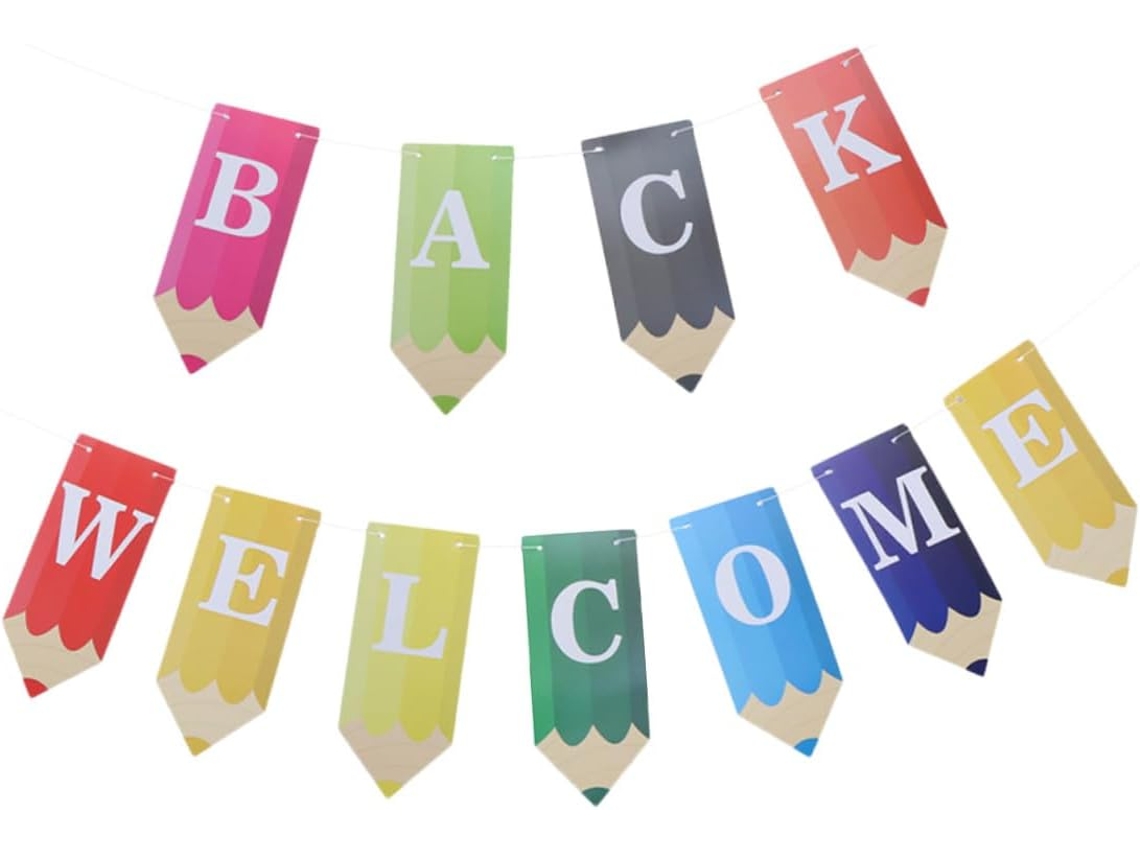 Cabilock Banner De Papel Exclusivo Para Decoração Escolar, Salas Aula