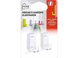 Ganchos Adesivos Home Fix Modelo Pequeno Conjunto De 2 Alta Resistência Cristal