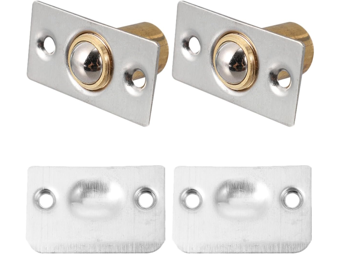 Conjunto De 2 Fechos De Esfera Em Aço Inoxidável Para Portas Internas.