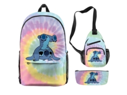 Mochila Stitch para Alunos do Ensino Fundamental e Secundário, Ideal para Crianças, Educativo, Durável, Perfeito para Crianças, Educativo STELASPLEN