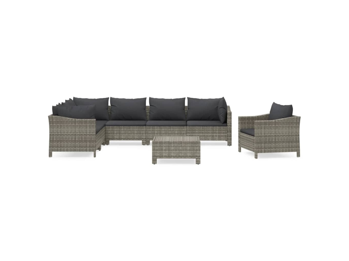 Garden Lounge Set, Garden Lounge Sets Vidaxl Cinzeto Rattan / Vime (n/a)