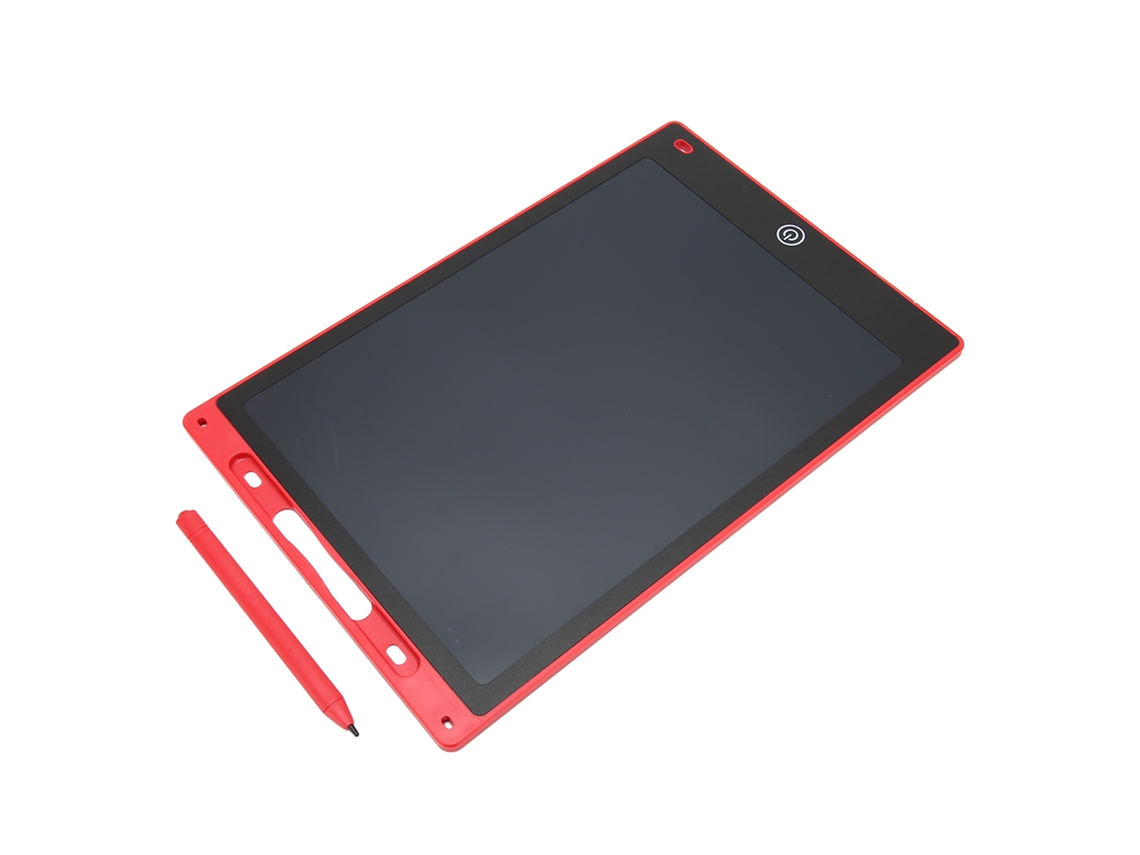 Aetheria tablet Lcd para Crianças 12 Polegadas Tela Colorida Sensível À Pressão com Portacaneta Vermelho