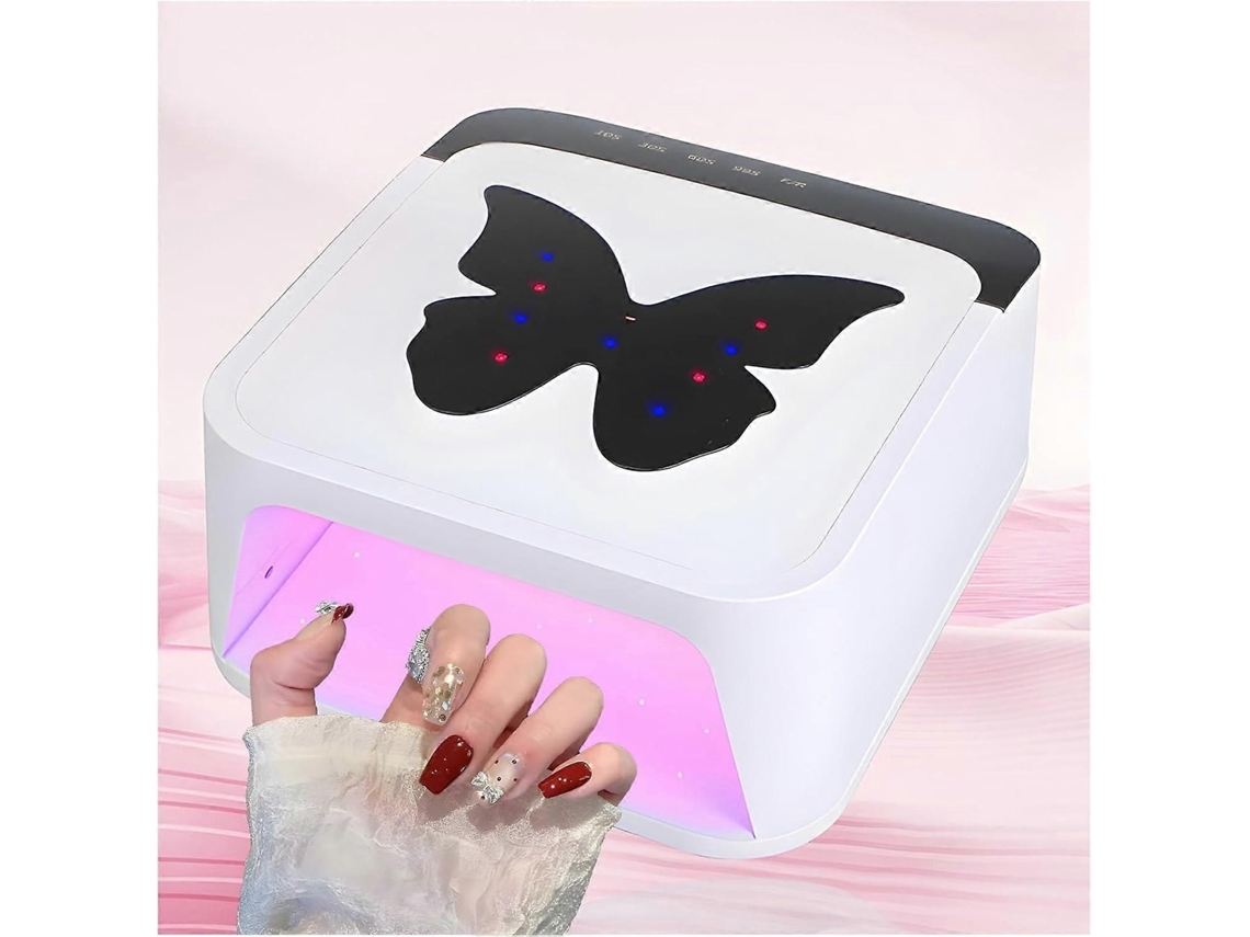 Lâmpada Uv/led Para Unhas, 10s, Com Sensor Automático E Cura Rápida, Para Gel E Manicure, Elysve