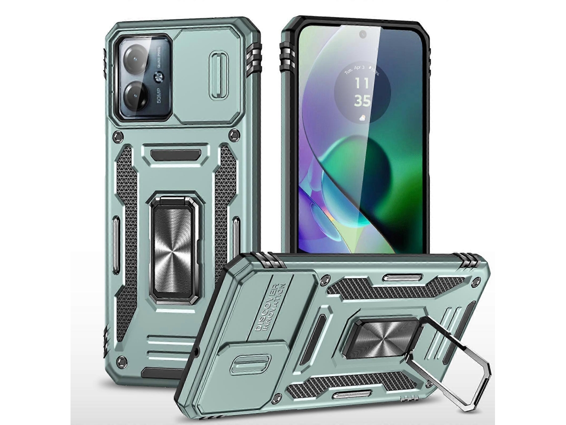 Capa Protetora De Câmera Em Pc + Tpu Para Motorola Moto G54