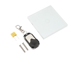 Laxiscreed Interruptor Inteligente De Toque 86 Com Painel De Vidro Temperado E Controle Remoto Wireless
