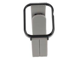 Pulseira Magnética de Silicone para Watch Fit 3, Ajuste Rápido, Resistente À Água, Cinza