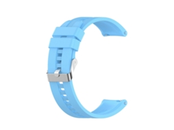 Pulseira De Silicone Para Huawei Watch Gt 2 42mm Com Fivela Prateada (branca)