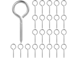 Conjunto De 24 Fusos Olhal M6 Em Aço Inoxidável 304, Ganchos De Metal Com Olhal, Fusos De Olhal Cargas
